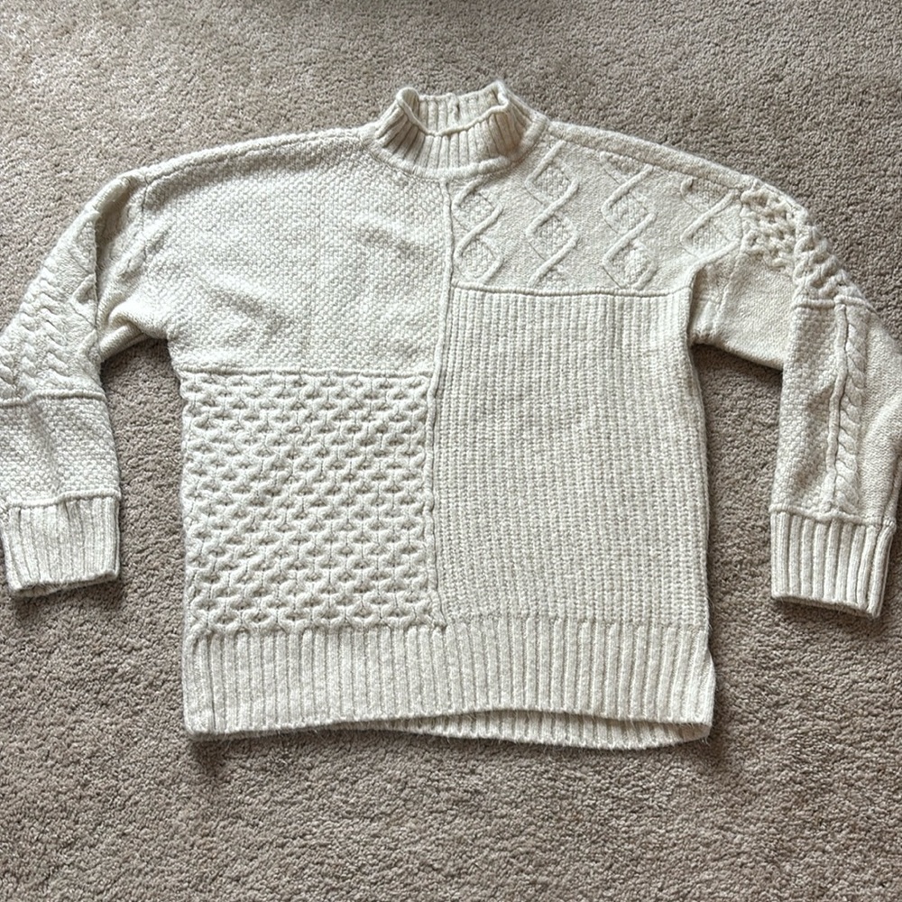 Woven sweater